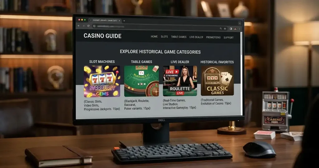 Neptune Play casino games lobby and category navigation