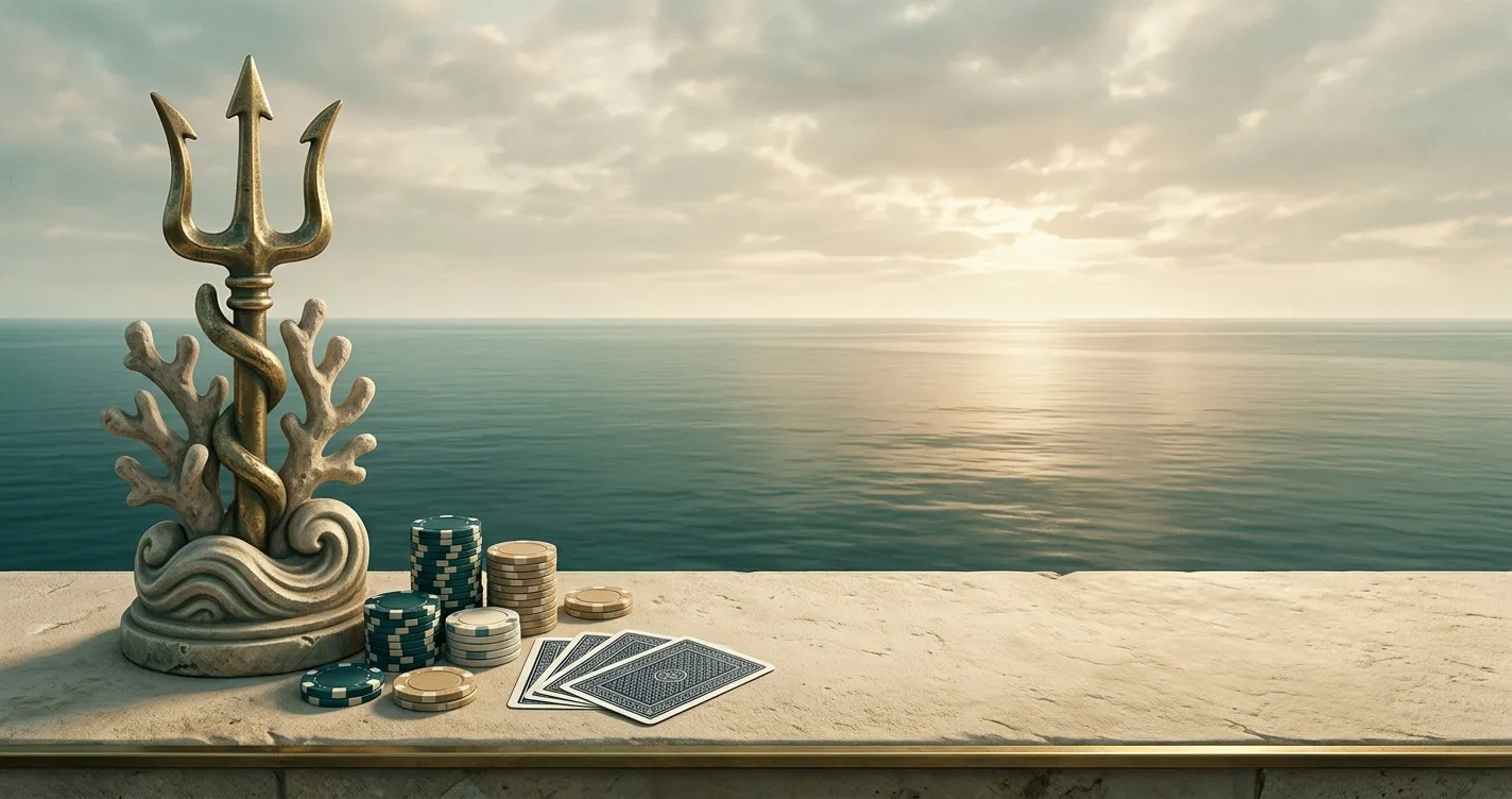 Original ocean-themed casino review illustration for Neptune Play UK Guide